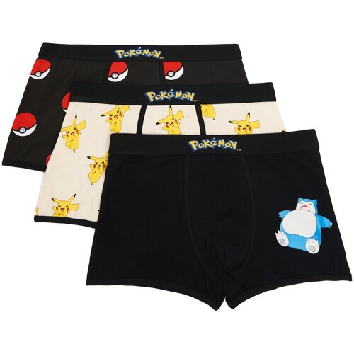 Cropp mu&amp;scaron;ki komplet od 3&amp;nbsp;para bokserica Pok&amp;eacute;mon - Žuta 9170V-11X Slike