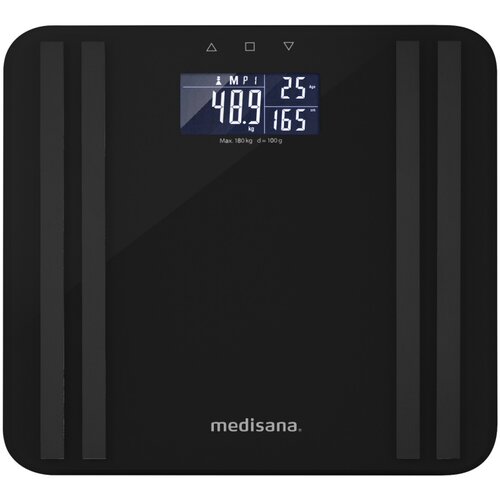 Medisana bs 465 (črna) osebna tehtnica, (21046319) Cene