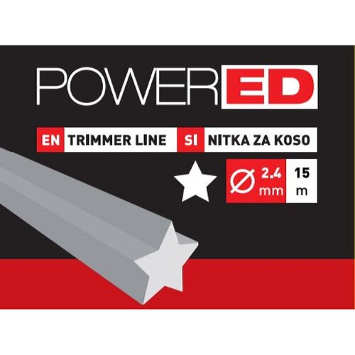 POWERED Nitka za koso Powered (15 m, debelina: 2,4 mm, zvezdasta) Cene