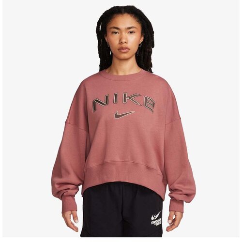 Nike ženska majica  W nsw phnx flc oos logo crew FV7674-634 Cene