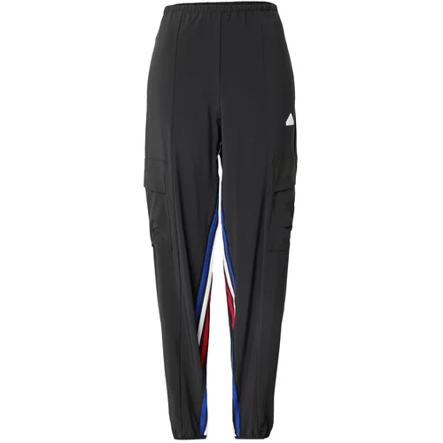 ADIDAS SPORTSWEAR Športne hlače 'EXPRESS' temno modra / rdeča / črna / bela