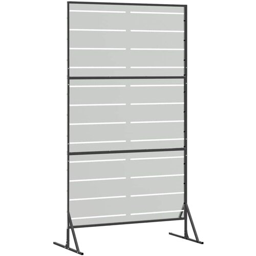  Zaslon za privatnost 100 x 50 x 180 cm Pocinčani čelik Srebrna Slike