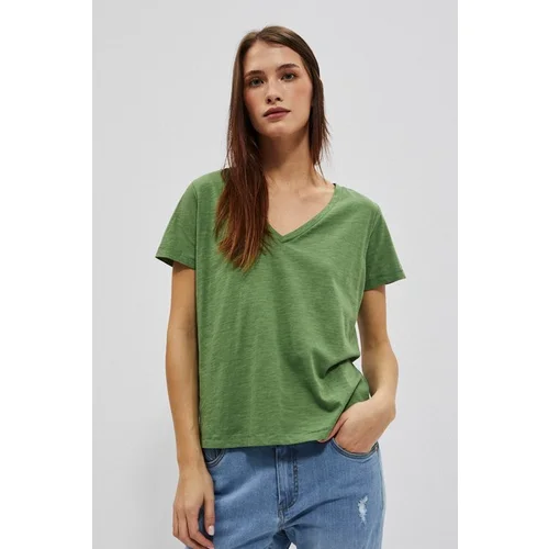 Moodo WOMEN'S T-SHIRTS L-TS-4049 OLIVE: