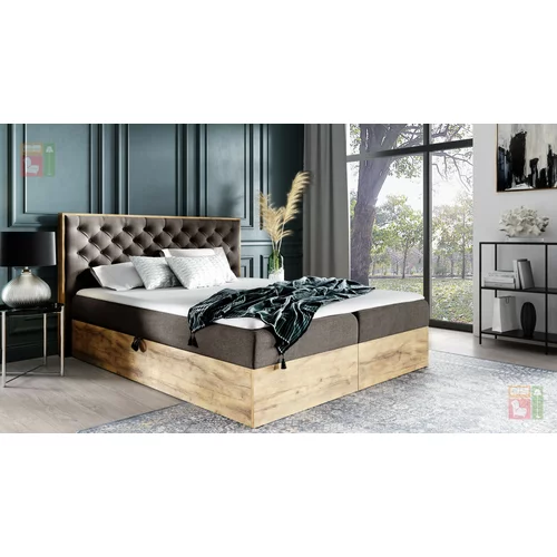 Meble Gruška Boxspring postelja Wood3 - 180x200 cm