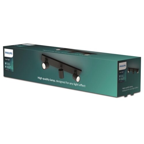 Philips LED RGBW prigu&amp;scaron;iva spot svetiljka RUNNER 3xGU10/6,5W/230V crna Slike