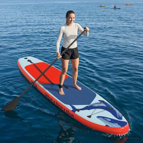  Nadnapuhavajuća Stand Up Paddle Board SCYLLA 366 x 81 x 15 cm Cene