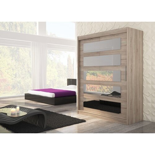 ADRK Furniture ormar s kliznim vratima murani 150x200x58 cm Slike