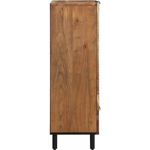  Highboard s ladicama Smeđa 60 x 33,5 x 100 cm Čvrsto drvo manga Slike