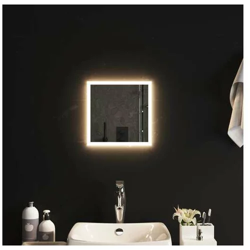 vidaXL LED kopalnisko ogledalo 30x30 cm