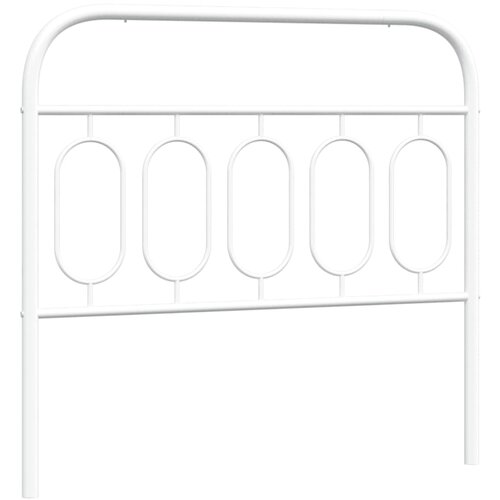 VidaXL Kovinsko vzglavje belo 100 cm, (21242877) Slike