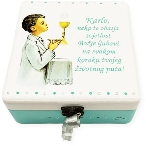 Unikatne kutije za Prvu Pričest &ndash; Poklon s du&scaron;om za nezaboravne trenutke - 16x16x10cm - 16534 Cijene