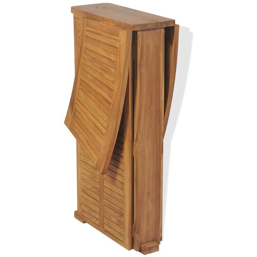  Sklopivi barski stol od masivne tikovine 155 x 53 x 105 cm Slike