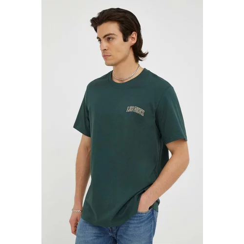Les Deux Bombažna kratka majica zelena barva