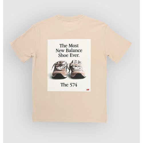 New Balance 574 Shoe Graphic Kids T-shirt timberwolf Slike