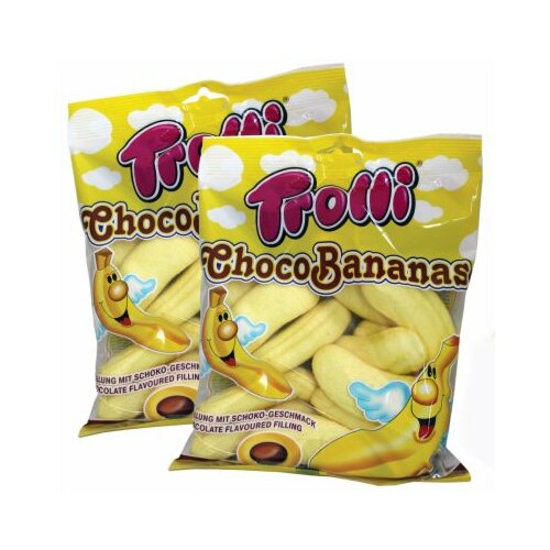 Trolli choco bananas gumene bombone 150g kesa Slike