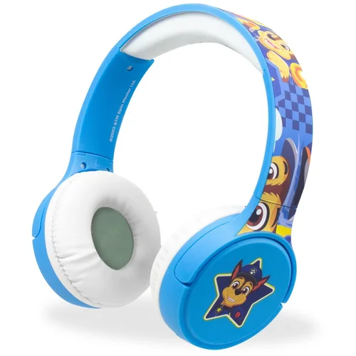 Paw Patrol naglavne Bluetooth slušalke, modre