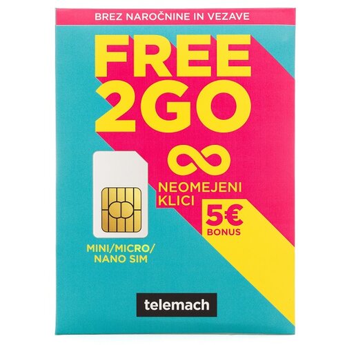 Telemach SIM FREE2GO (553171) Cene
