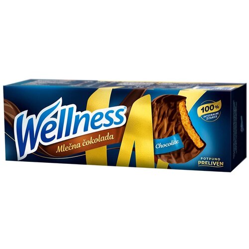 Wellness keks ovsene pahuljice coko preliv 185G Cene