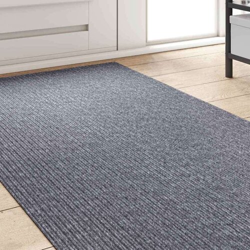 VidaXL Tepih trkač Svijetlo siva 80 x 300 cm tkanina Slike