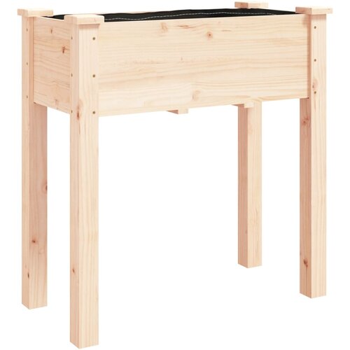 Maison Chic Cvetlično korito - Cvetlični Lonec s podlogo 71x37x76 cm trden les jelke, (21789787) Slike