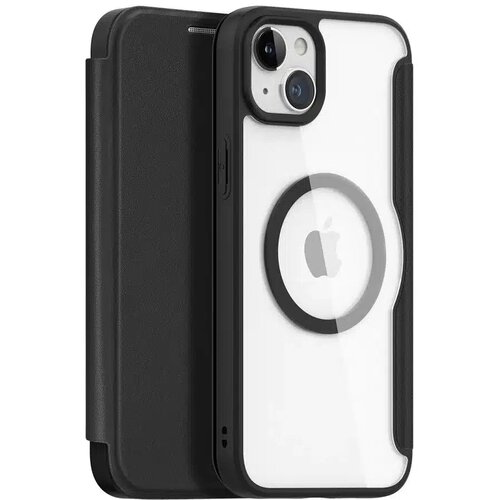 Dux ducis Skin X Pro - MagSafe kompatibilna preklopna torbica za Apple iPhone 15 črna Slike