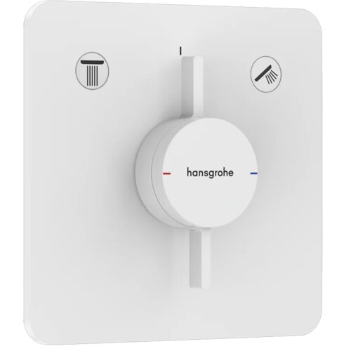 Hansgrohe DuoTurn Q ugradna maska sa dva izlaza mat bela 75414700 Cene