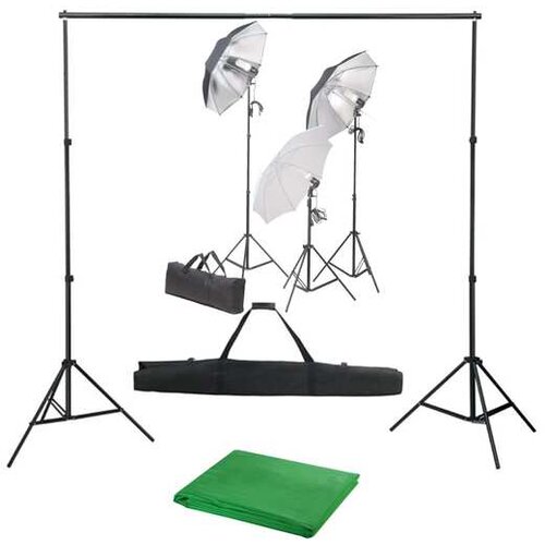  Fotografski studijski komplet s svetilkami in ozadjem Cene
