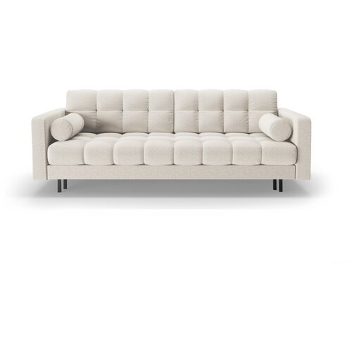 Cosmopolitan Design Kremno bela raztegljiva sedežna garnitura s prostorom za shranjevanje 222 cm Bali &amp;ndash; Slike