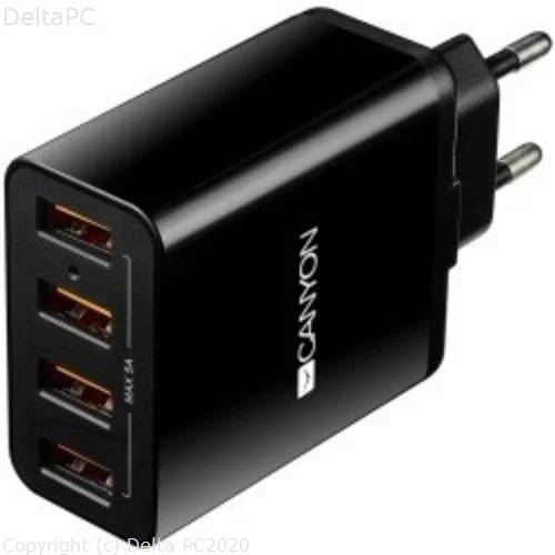 Canyon H-06 Universal 4xUSB AC charger CHA06B