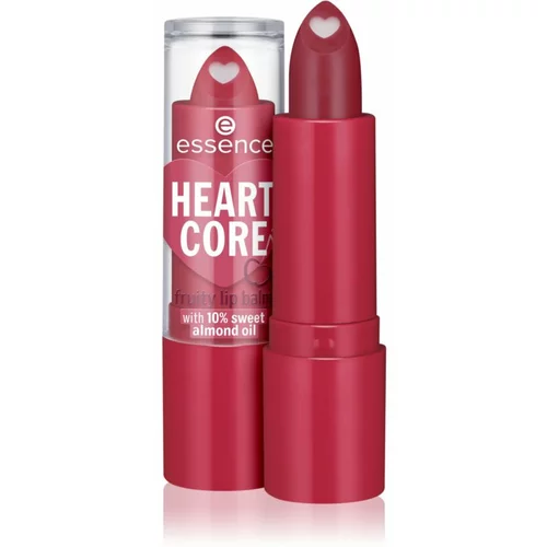 Essence Heart Core Fruity Lip Balm balzam za ustnice 3 g odtenek 01 Crazy Cherry