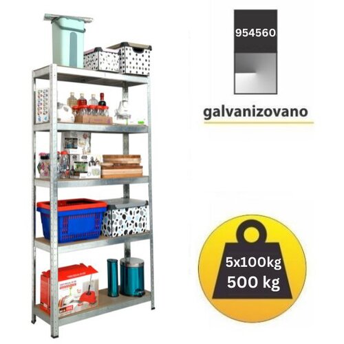 Medacom KD Polica metal medijapan 180x90x30cm 5x100kg Cene