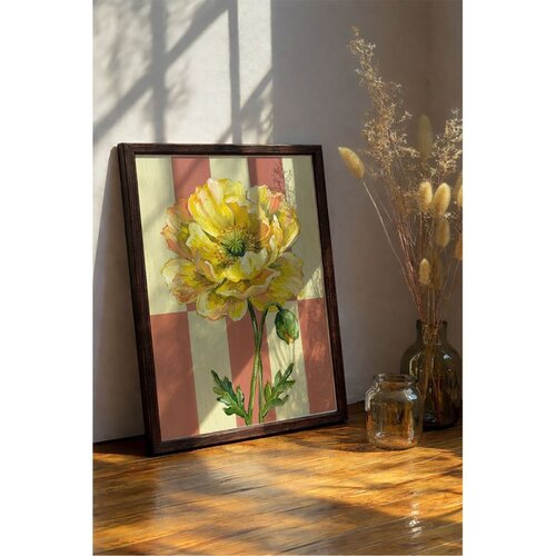 WALLXPERT Artmoscrv8-3348 Multicolor Decorative Framed MDF Painting Cene