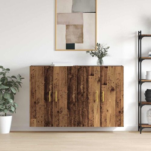 VidaXL Ogreti omarice 2 pcs Star les 69,5 x 34 x 90 cm Konstruiran les Slike