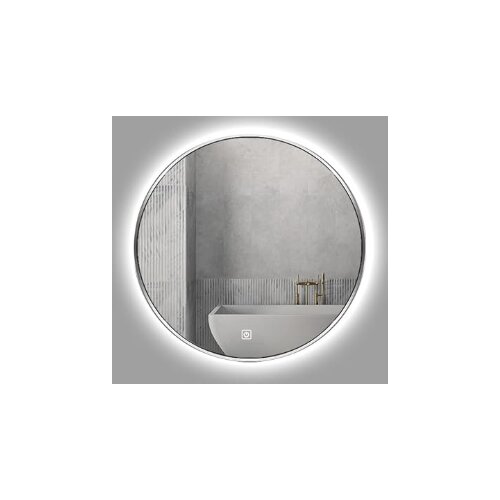 Ceramica lux ogledalo alu-ram fi60, silver, touch-dimer pozadinski- CL29 300024 Slike