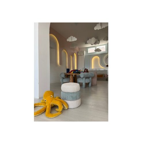 Atelier Del Sofa tabure miniboum blue Slike