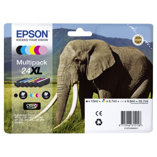 Epson Multipack XL Claria Photo HD BK/C/M/Y/LC/LM T 243 T 2438 Cijene