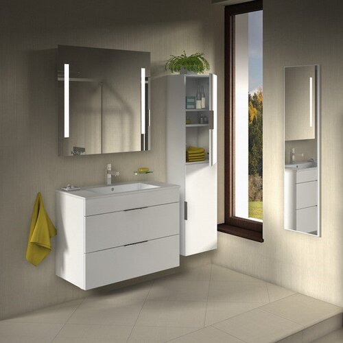 Jika H4537621763001 Cube 80 x 44 cm umivalnik z omarico Slike