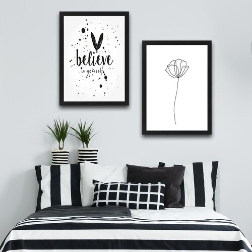 Wallity slika believe, 2 dela, 30 x 40 cm Slike
