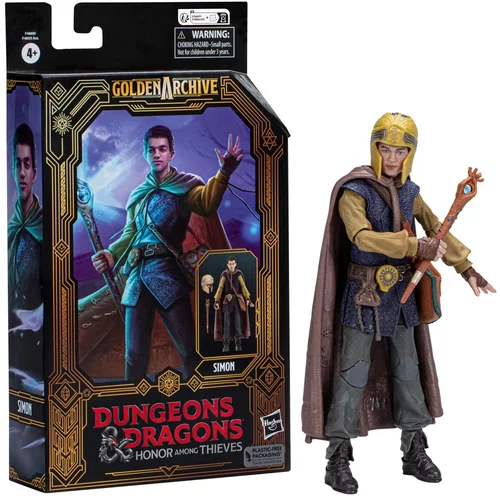 Hasbro Dungeons & Dragons Golden Archive Simon Honor 6-palčna zbirateljska akcijska figura po navdihu filma D&D, (20839652)