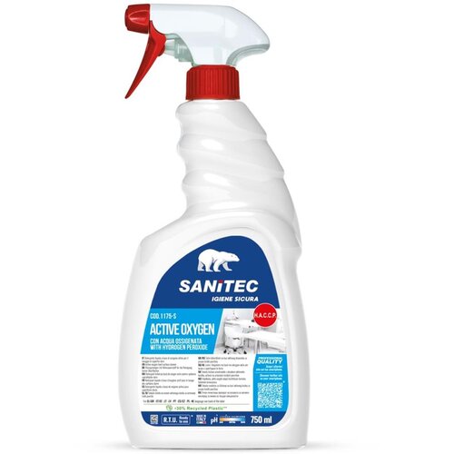 SANITEC Čistilo za trde povr&scaron;ine / Active Oxygen / 750ml, (21364303) Cene