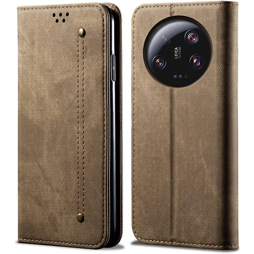 INORCO Za Xiaomi Redmi Note 12 Turbo/Poco F5 5G PU usnjena denarnica, ovitek za telefon, dvobarvna torbica s stojalom za spajanje, (22035793) Slike
