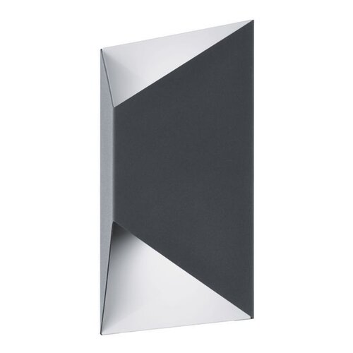 Eglo Predazzo vanjska zidna/2, led, 2x2,5w, čelik/antracit Slike