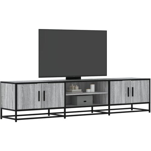  TV ormarić siva boja hrasta 180x35x41 cm konstruirano drvo Slike
