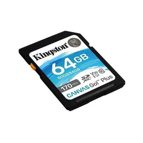 Kingston SD 64GB CanvasGoPlusSDXC,r/w:170/70MB/s