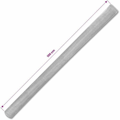  Mrežasti zaslon od aluminija 100 x 500 cm srebrni Slike