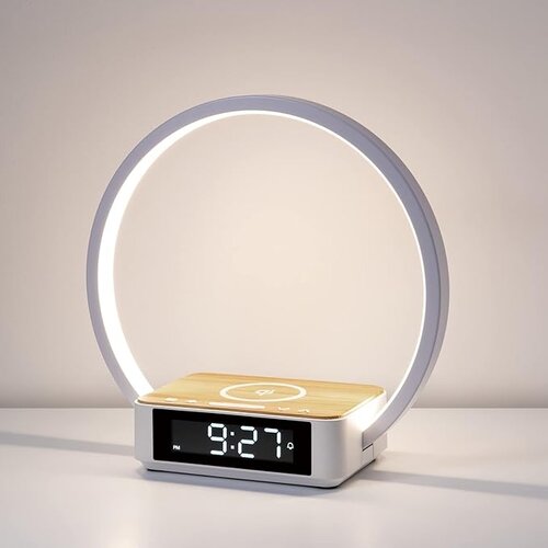 Venisymlis Nočna Svetilka Na Dotik Za Spalnico Wake Up Light S 3 Stopnjami Svetlosti, Svetla Budilka Z Brezžičnim C, (22068219) Slike