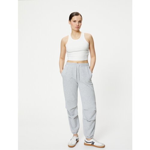 Koton Jogger Trousers Tie Waist Pocket Elastic Cuffs Slike