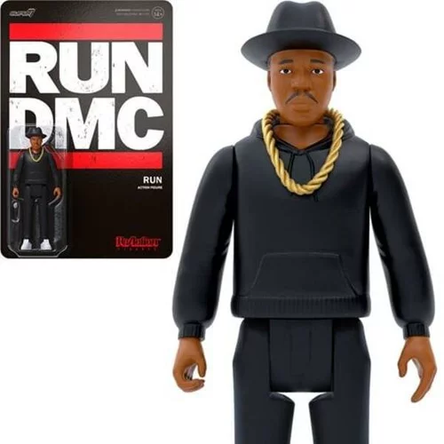 DC Comics Run DMC Joseph Simmons (All Black) 3 3/4-Inch ReAction Figure, (20499081)