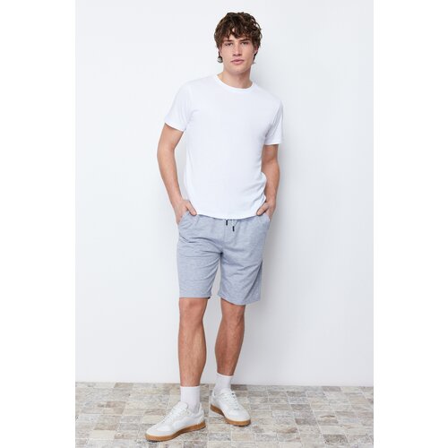 Trendyol Gray Men's Regular Fit Shorts & Bermuda Slike