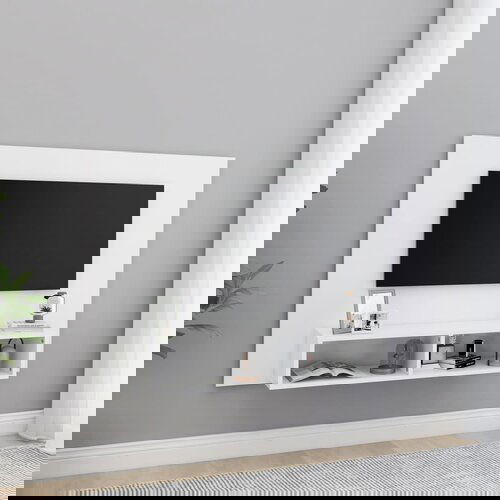 vidaXL Zidni TV ormarić bijeli 120 x 23,5 x 90 cm od iverice Cijene